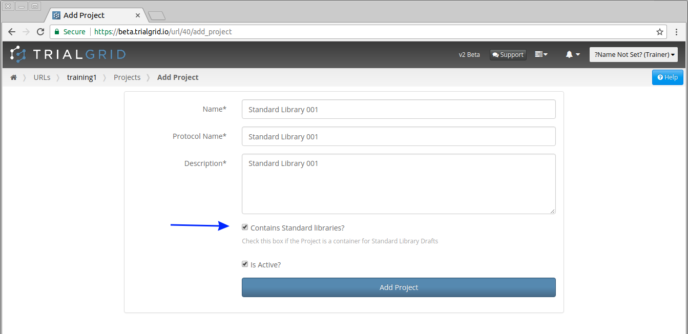 Create Standard Library Project