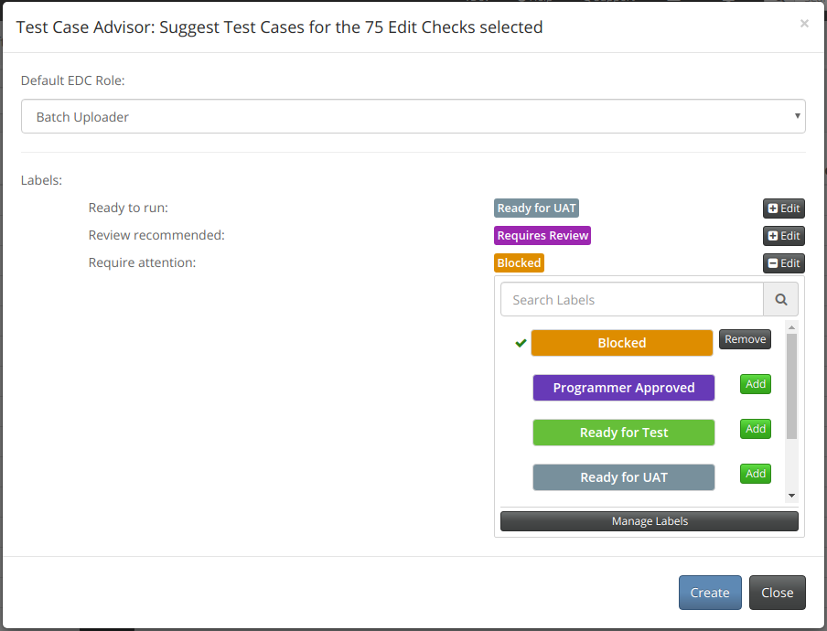 Create Test Cases in Bulk